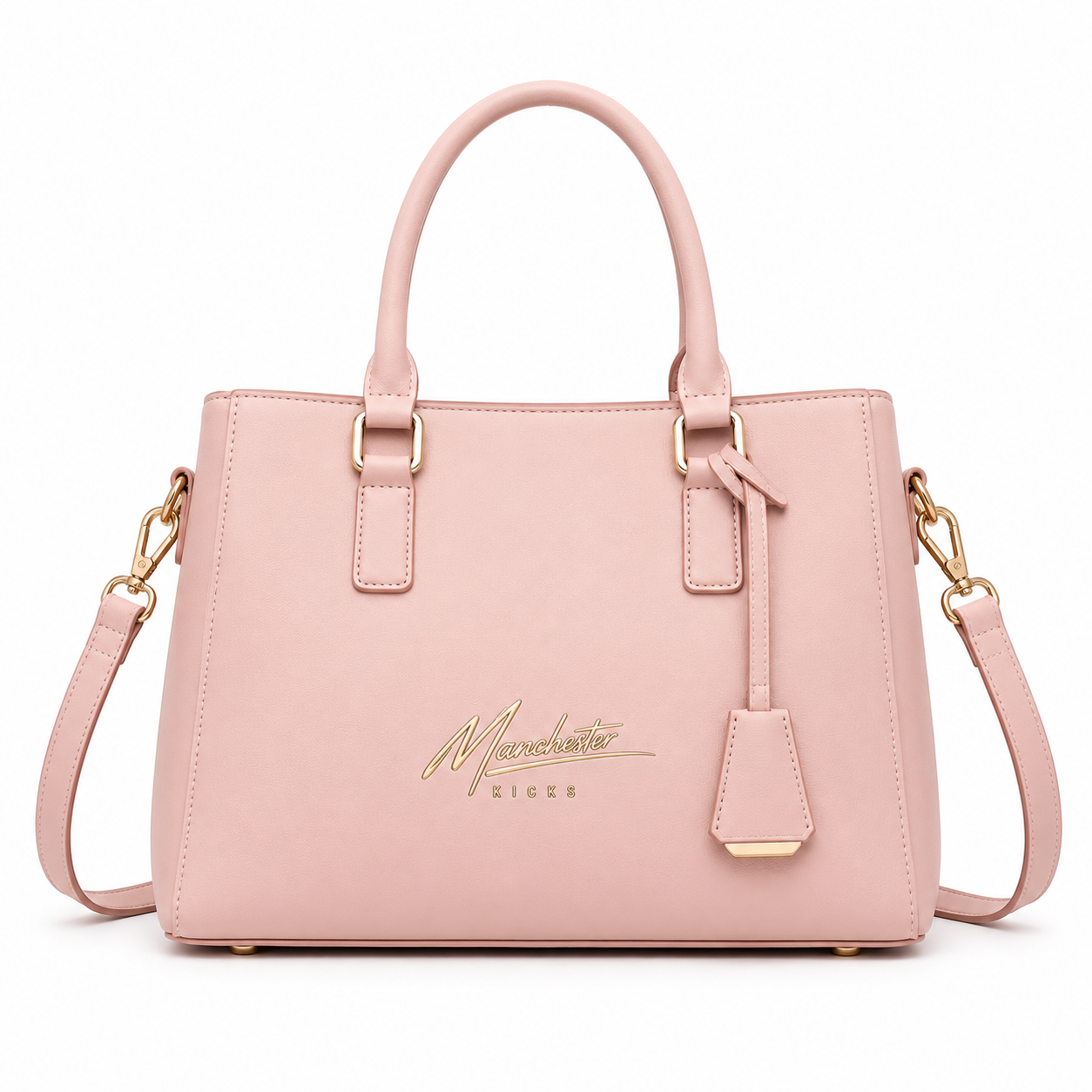 Roselle – Blush Pink Premium Top Handle Handbag
